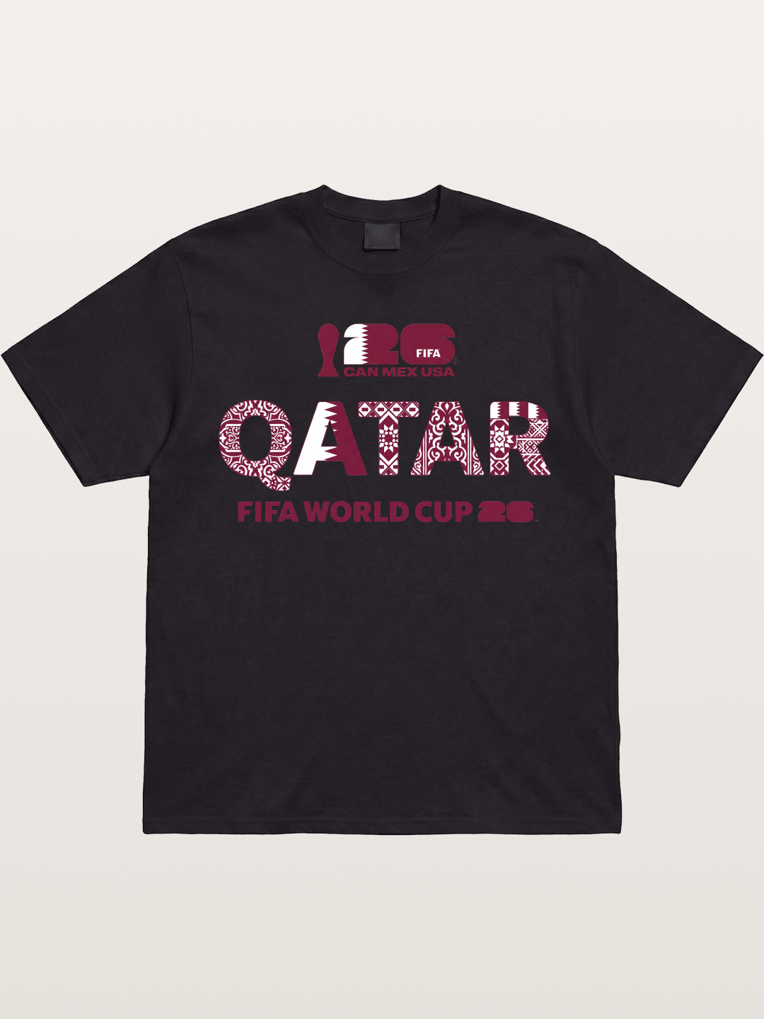 Qatar 2026 Geometric Ornament Art Gildan T-shirt