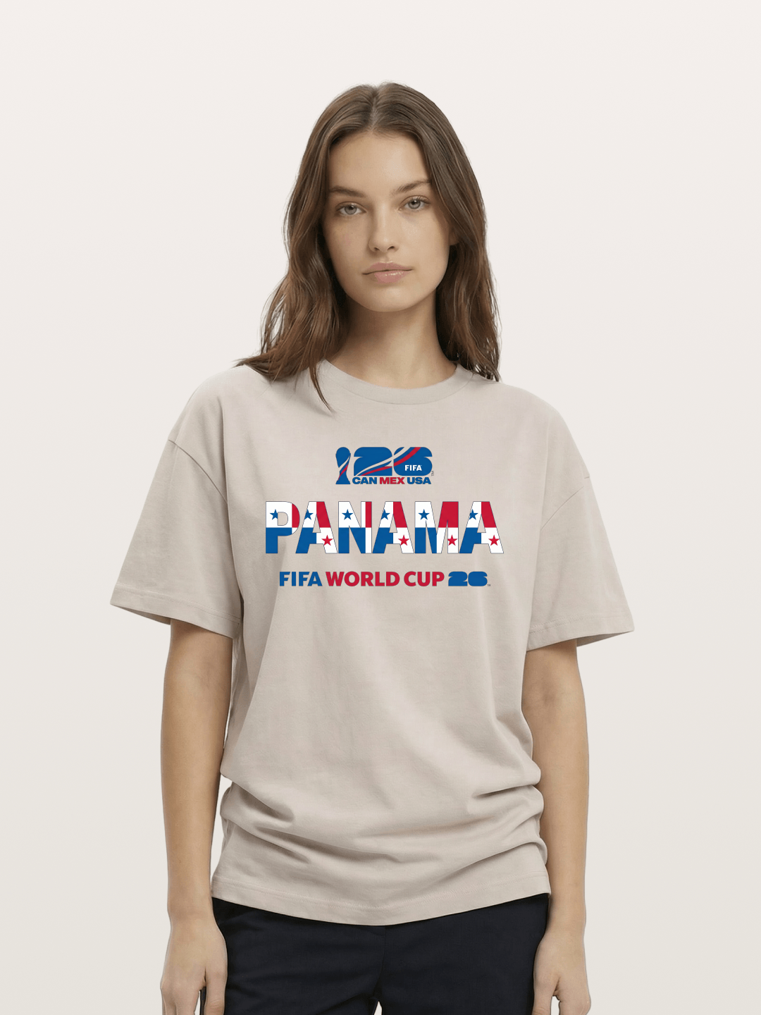 Panama 2026 Flag-Inspired Graphic Cotton T-shirt