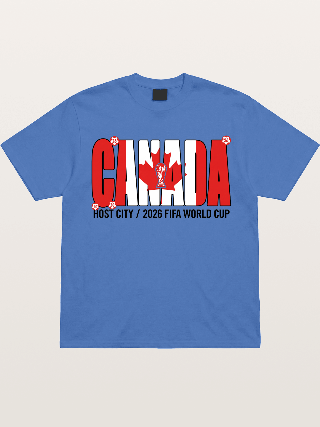 Canada 2026 World Cup Typography Gildan T-shirt