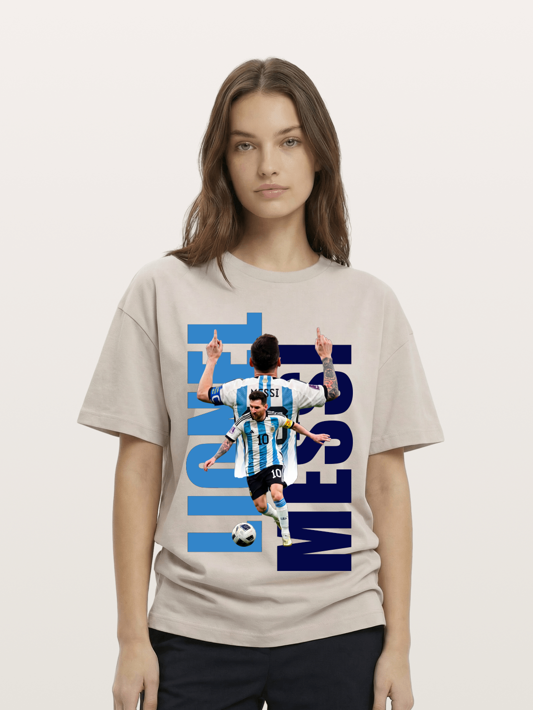 Lionel Messi Argentina 10 Cotton T-shirt