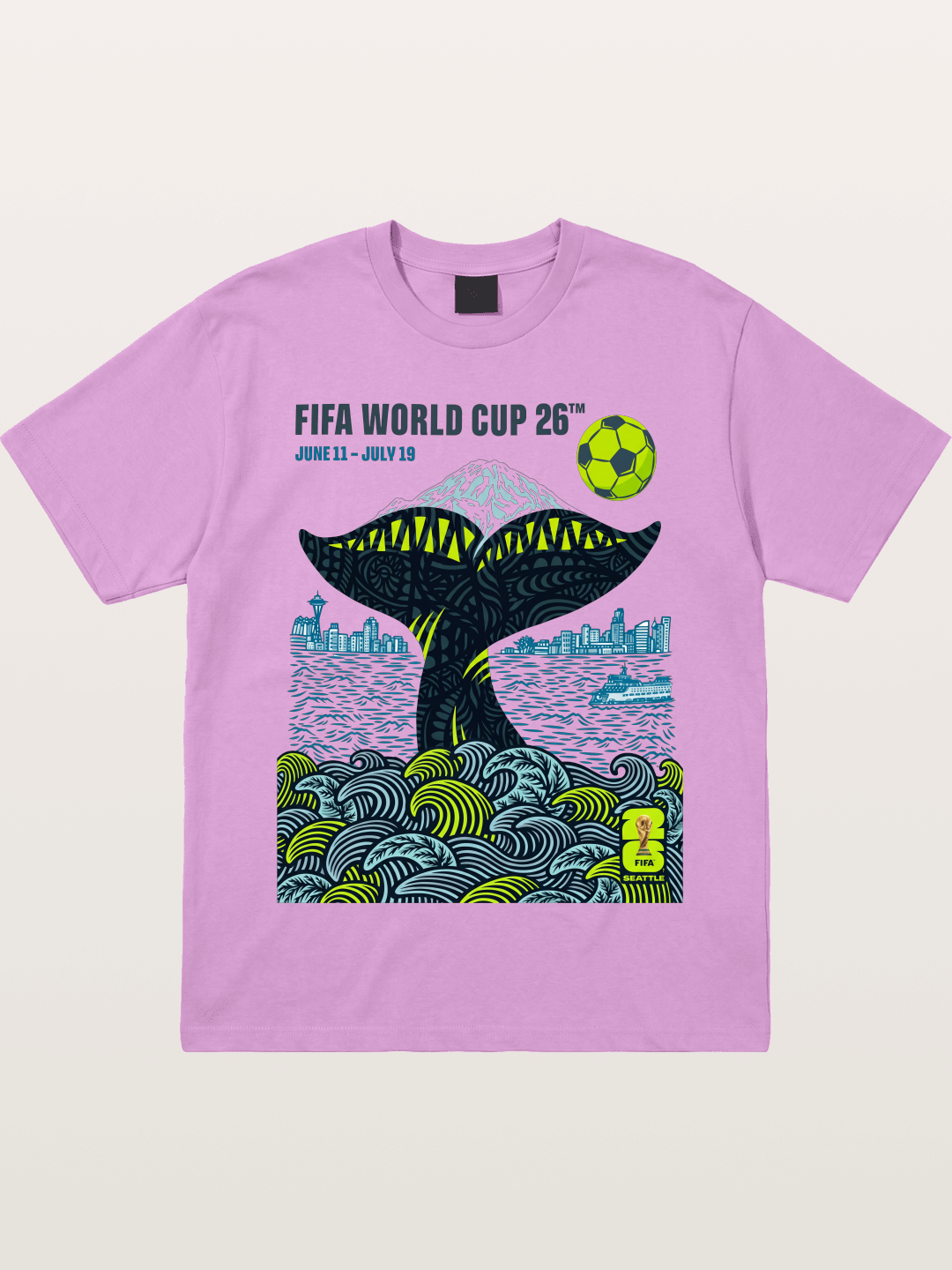 Vancouver 2026 WC Orca Tail Art Gildan T-shirt
