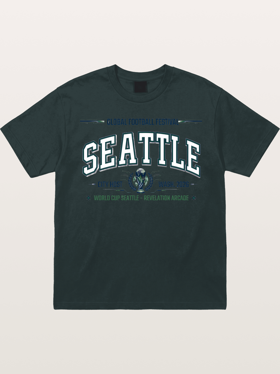 Seattle 2026 WC Host Print Gildan T-shirt