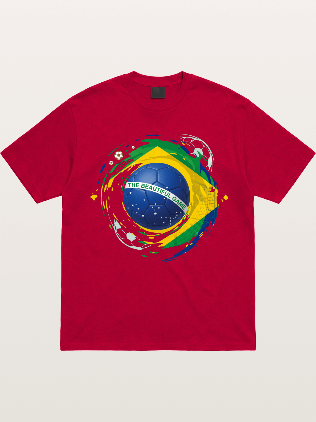 The Beautiful Game Brazil Print Gildan T-shirt