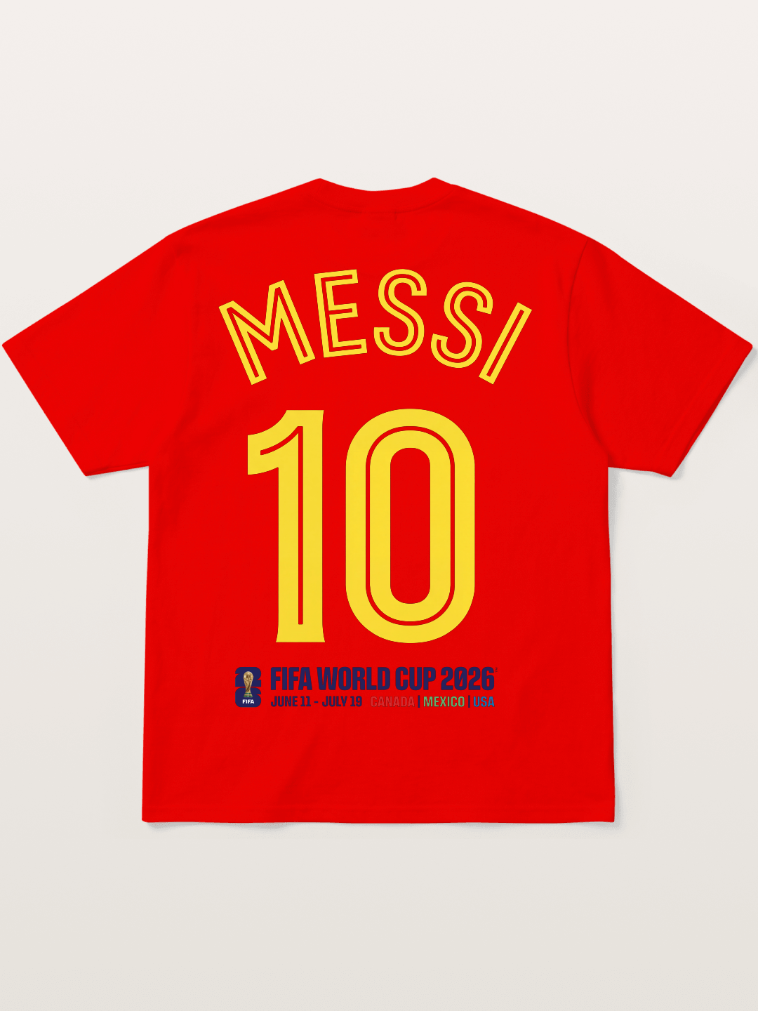 Messi 10 World Cup 2026 Cotton T-shirt