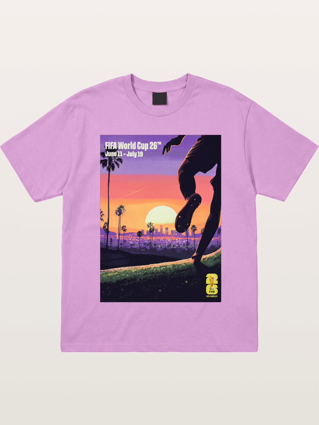 LA WC 2026 Sunset Soccer Kick Gildan T-shirt