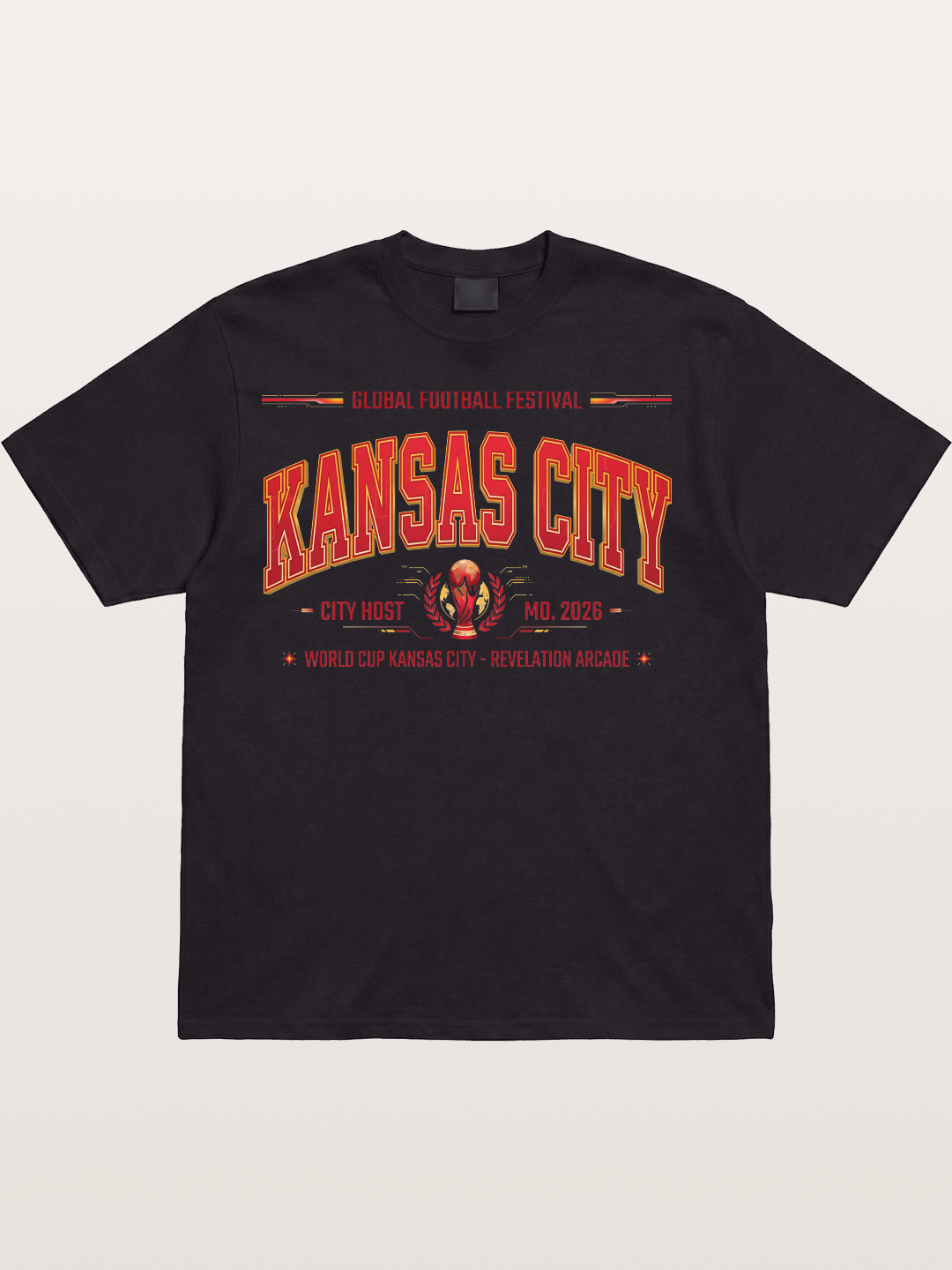 Kansas City 2026 WC Art Cotton T-shirt