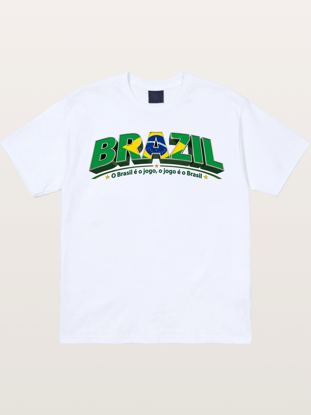 Brazil Retro Team Logo WC Gildan T-shirt
