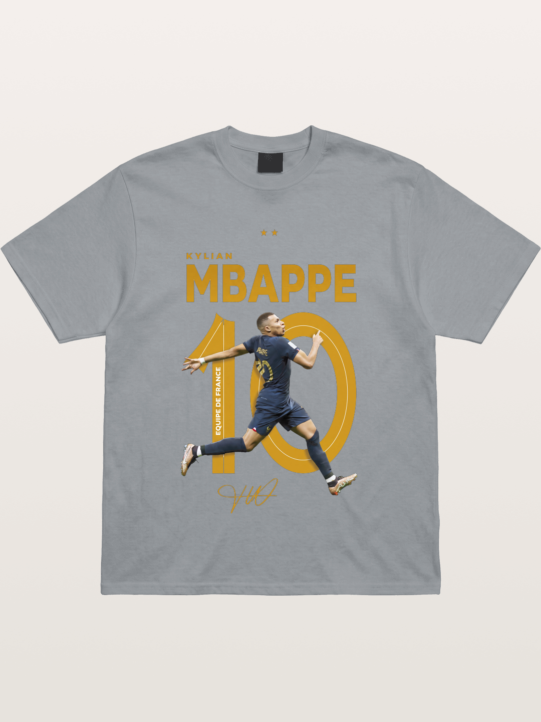 Mbappe France Number 10 Art Gildan T-shirt