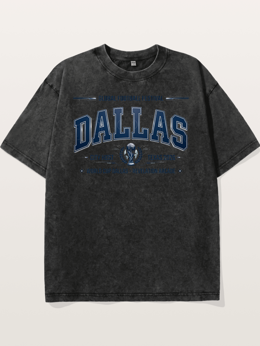 Dallas 2026 World Cup Print Washed T-shirt