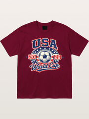 USA World Cup 2026 Retro Badge Gildan T-shirt