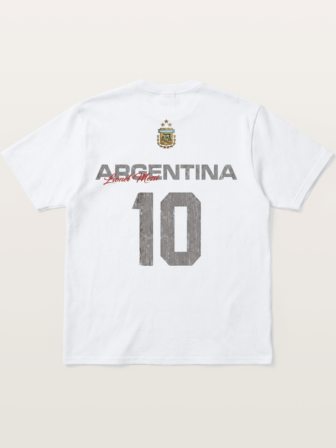 Argentina Messi 10 Retro Cotton T-shirt
