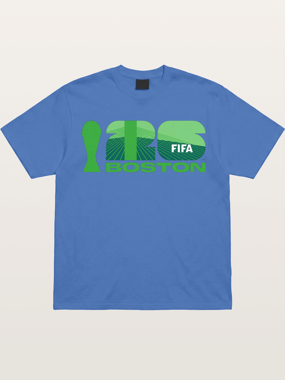 Boston WC 2026 Green Geometric Logo Gildan T-shirt