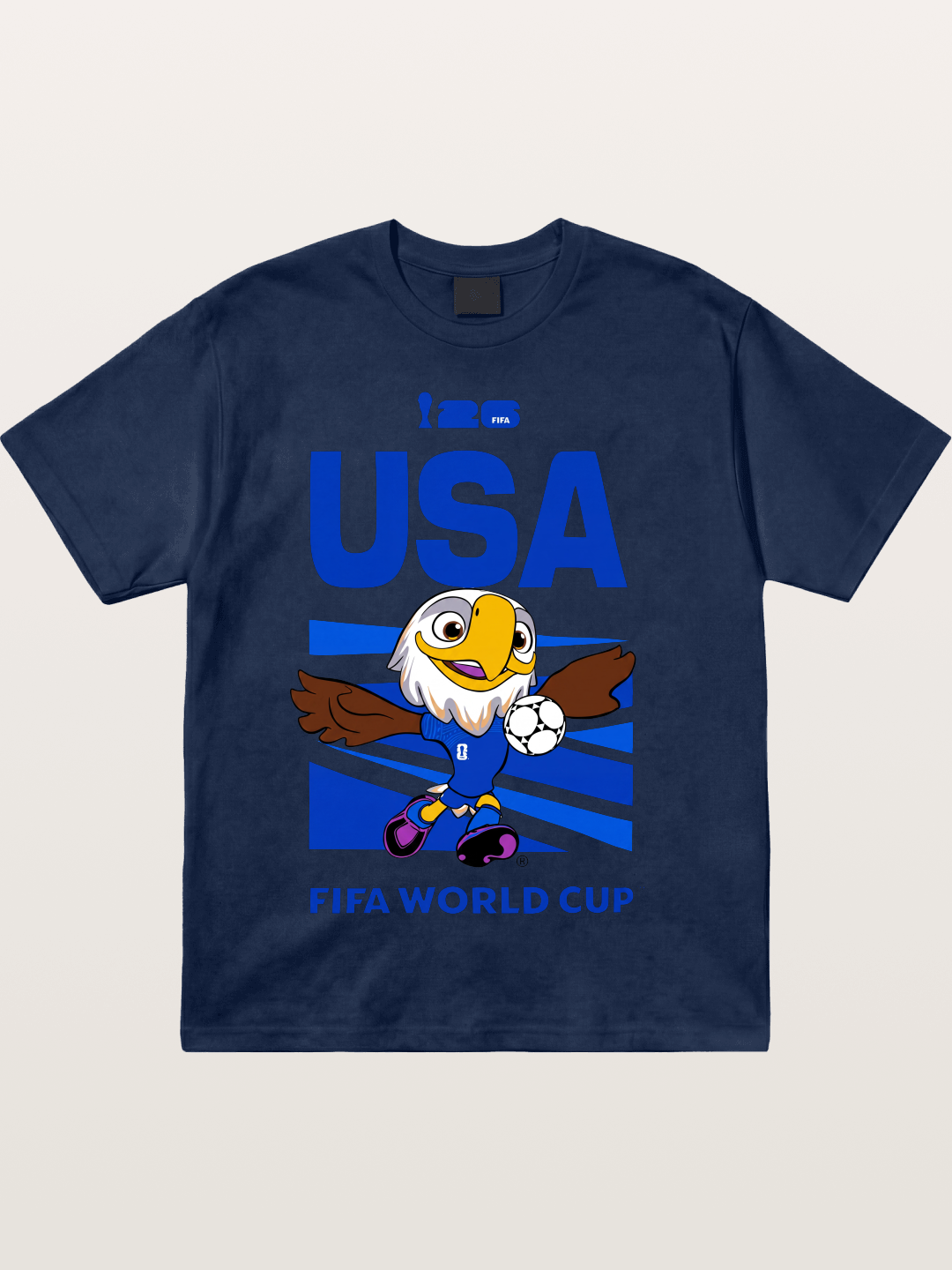 USA WC 2026 Eagle Mascot Design Cotton T-shirt