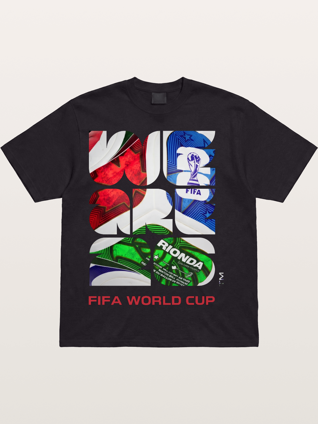 WC 2026 Abstract Geometric Host Design Cotton T-shirt