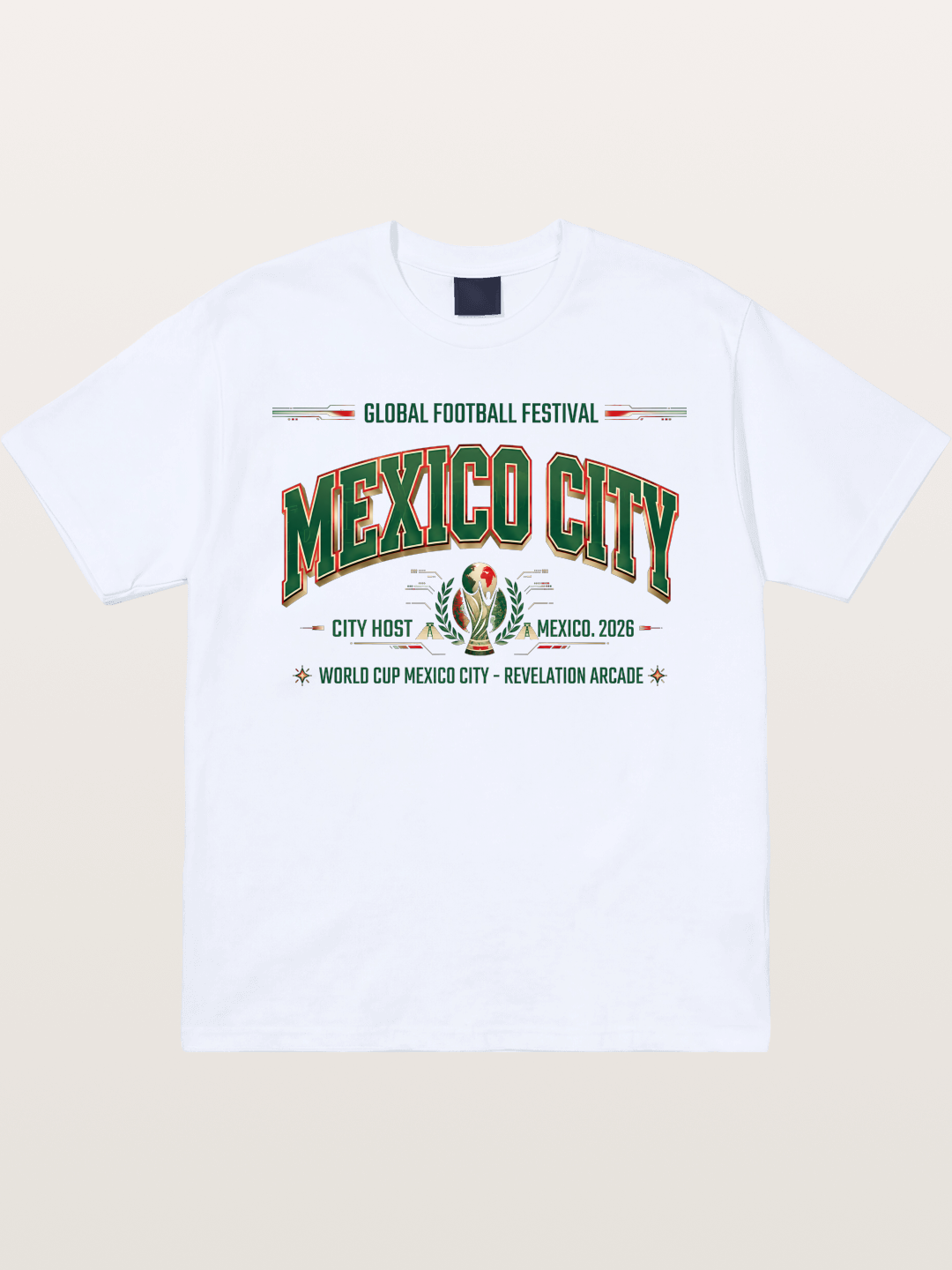 Mexico City 2026 WC Host Sticker Gildan T-shirt