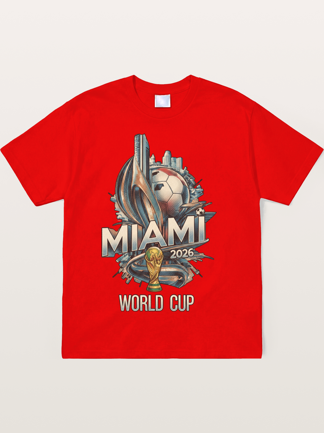 Miami World Cup 2026 Emblem Soft-Stay T-shirt