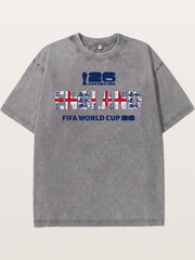 England 2026 World Cup Crest Washed T-shirt