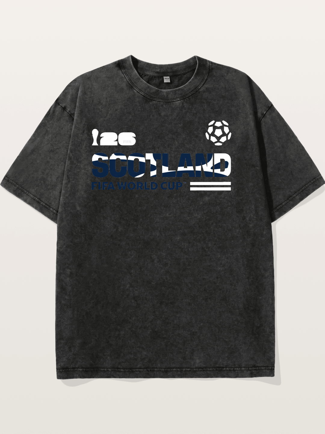 Scotland 2026 World Cup Logo Washed T-shirt