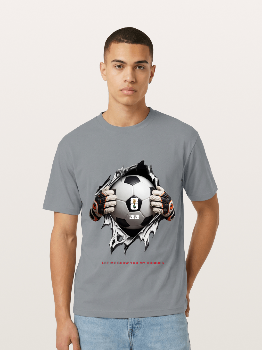 Soccer Ball Tear Effect 2026 Gildan T-shirt
