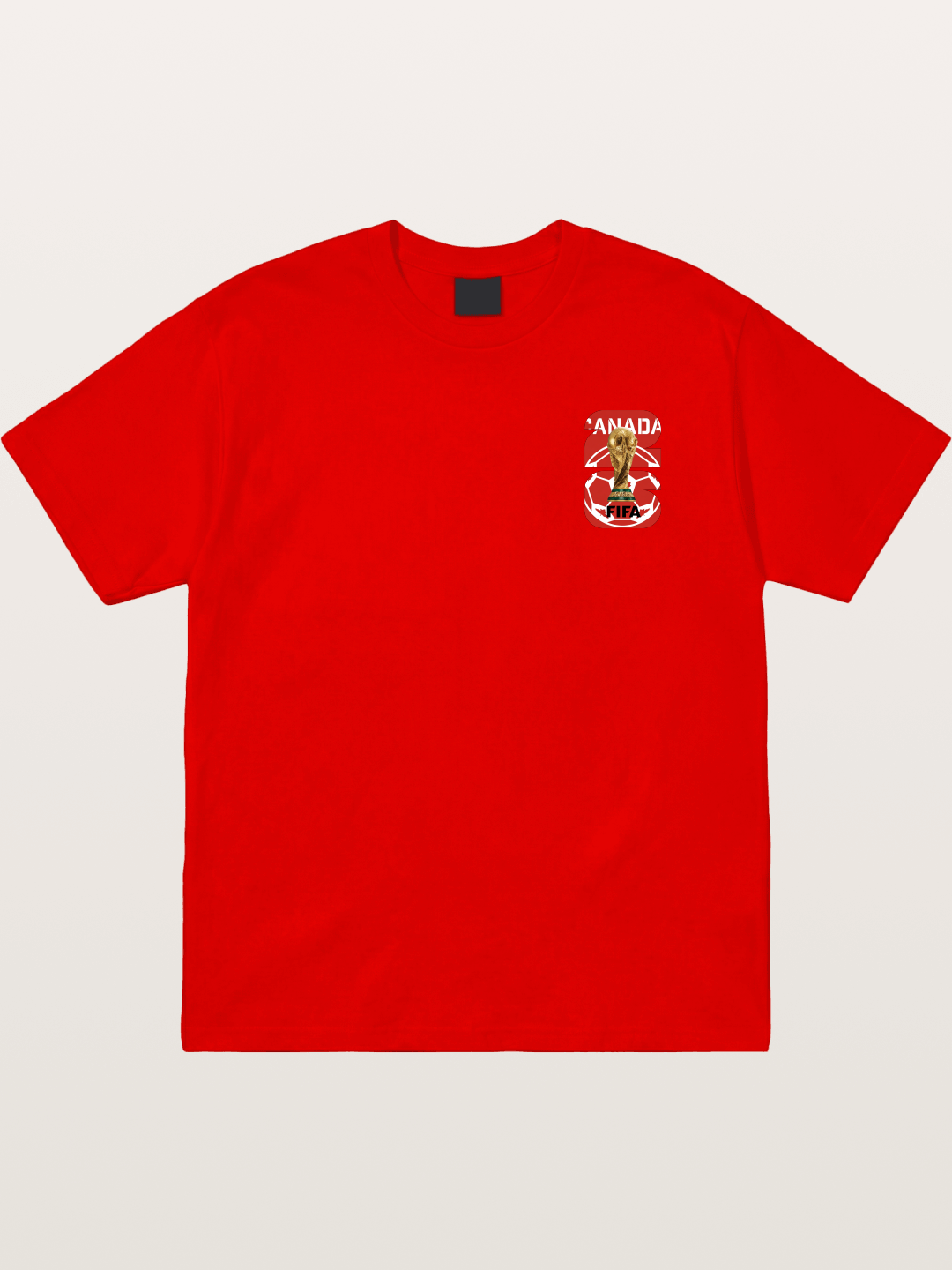 Canada World Cup Trophy Emblem Cotton T-shirt