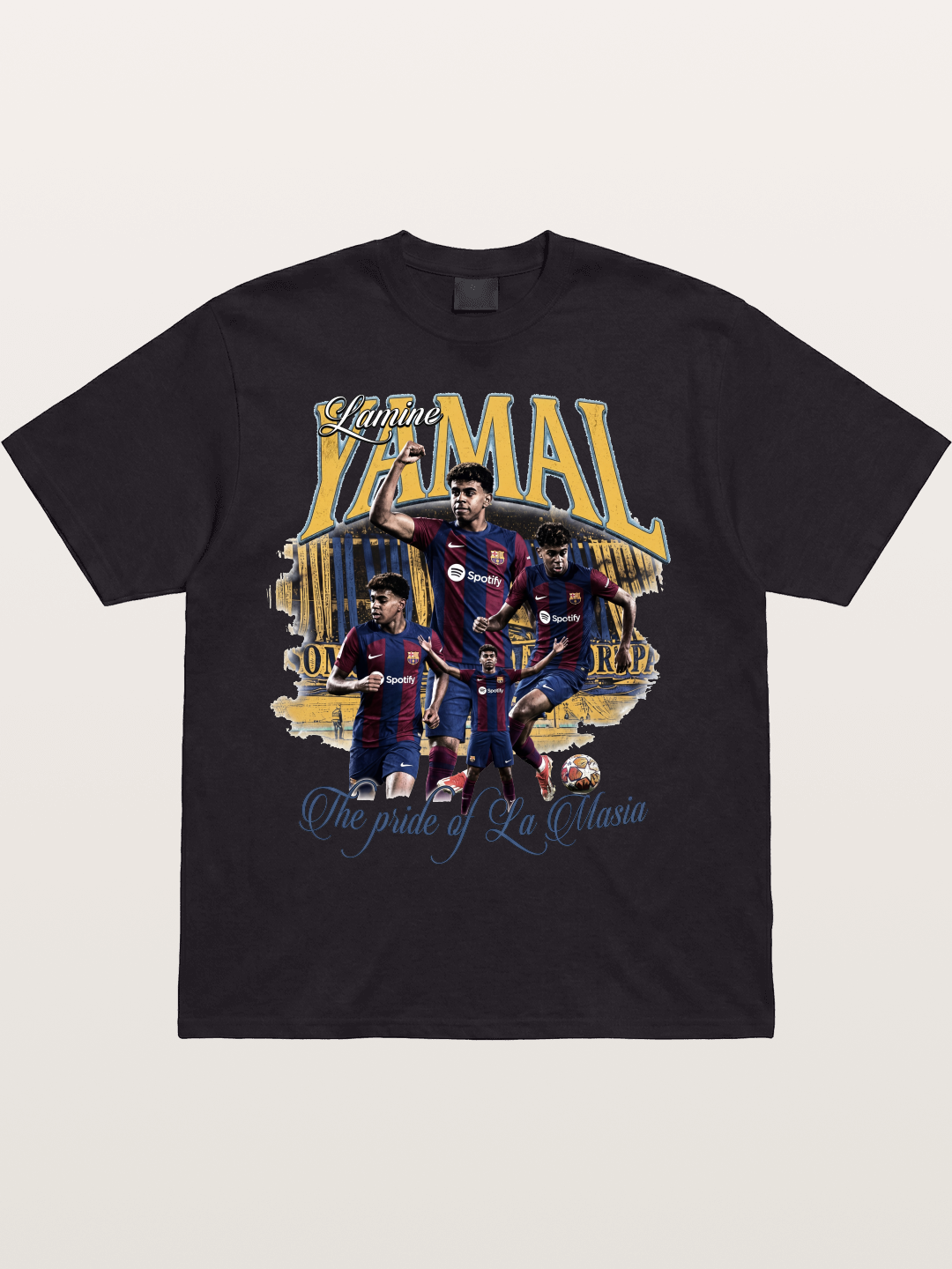 Lamine Yamal La Masia Art Cotton T-shirt