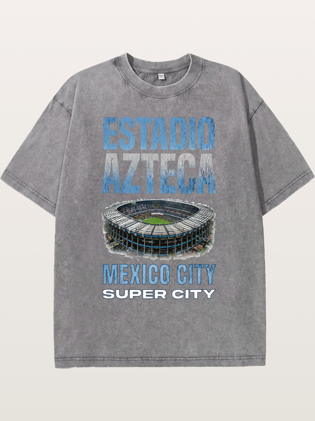 Estadio Azteca WC Print Washed T-shirt