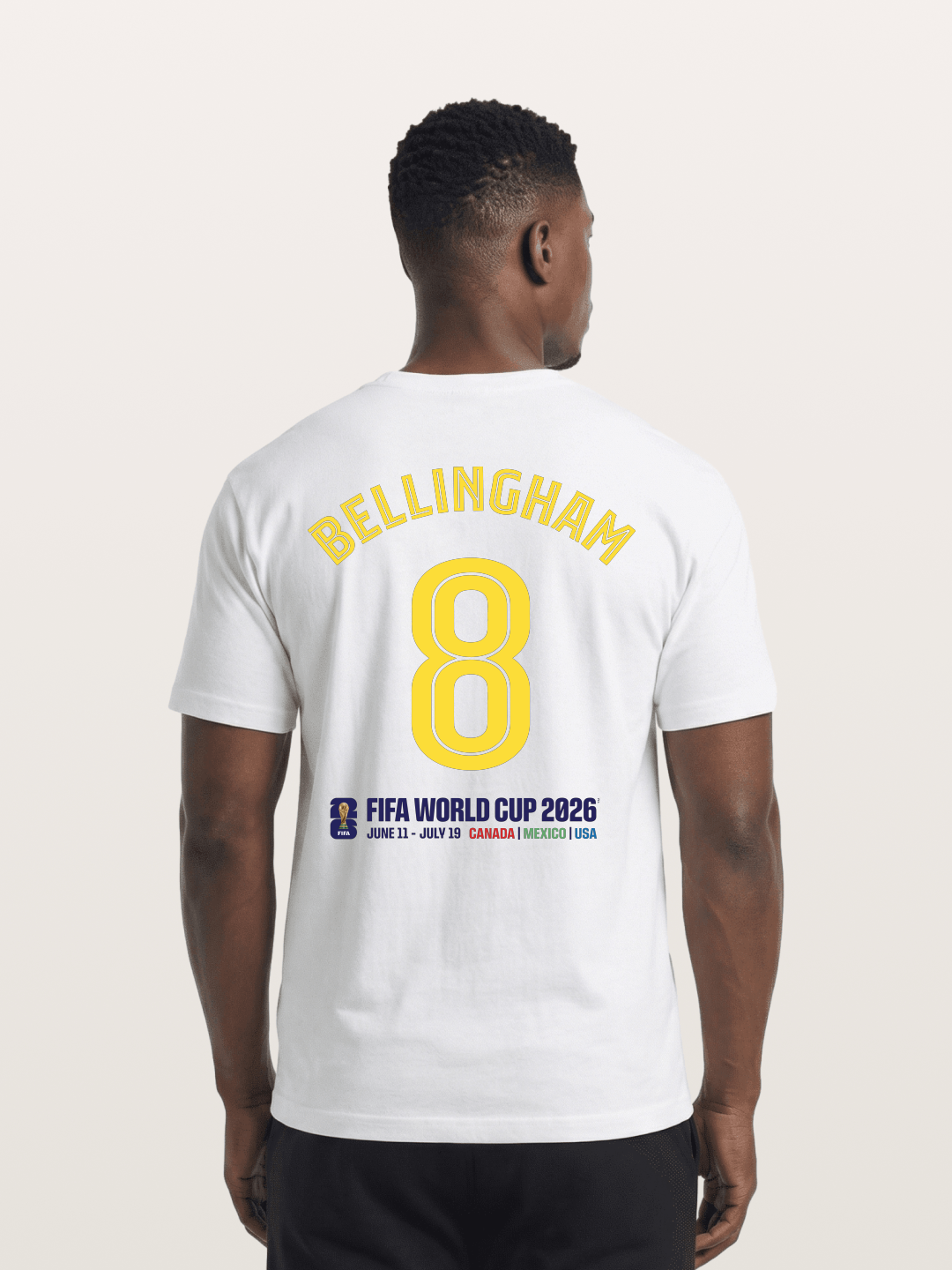 Bellingham 8 World Cup 2026 Cotton T-shirt