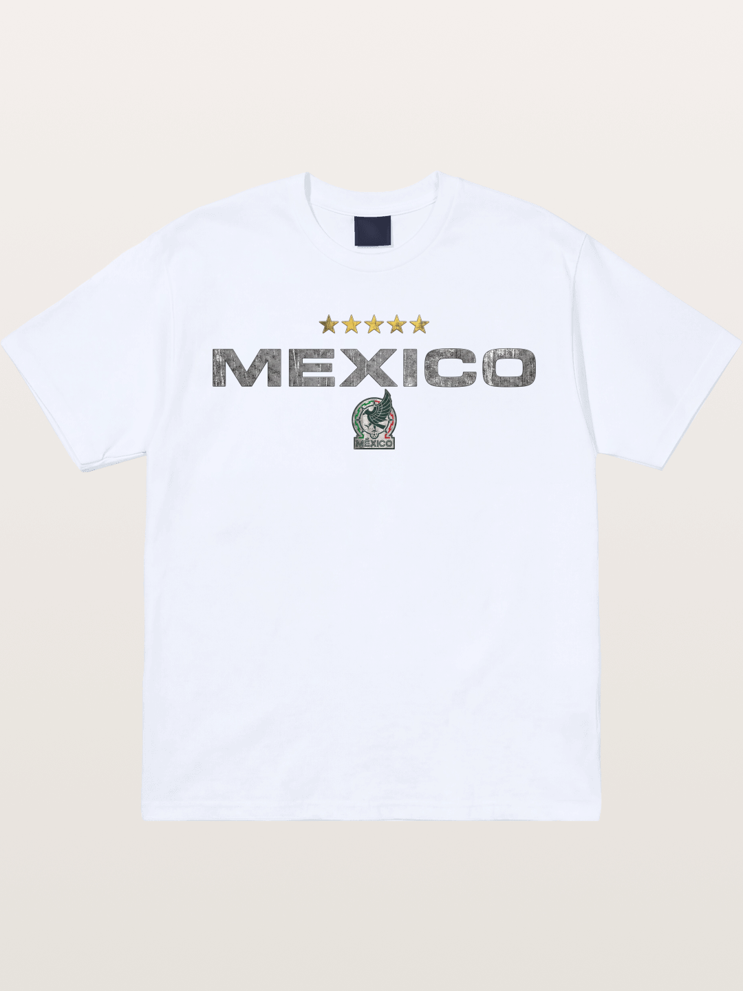 Mexico Football Retro Logo Gildan T-shirt