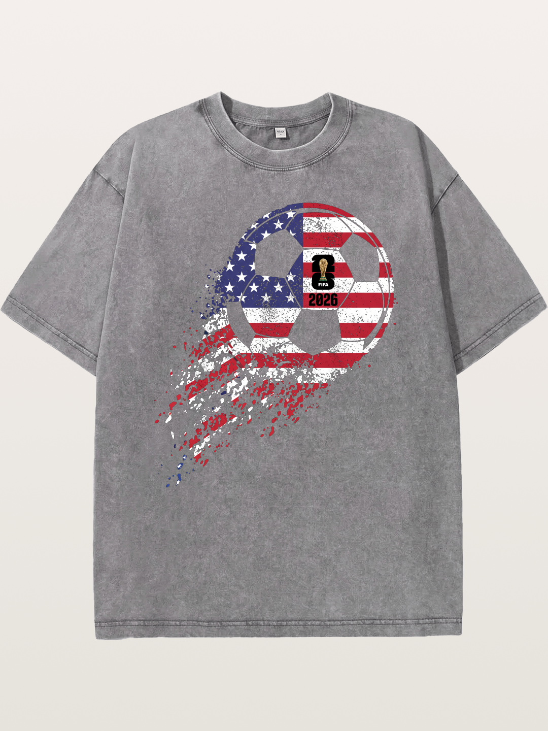 American Flag WC 2026 Ball Washed T-shirt