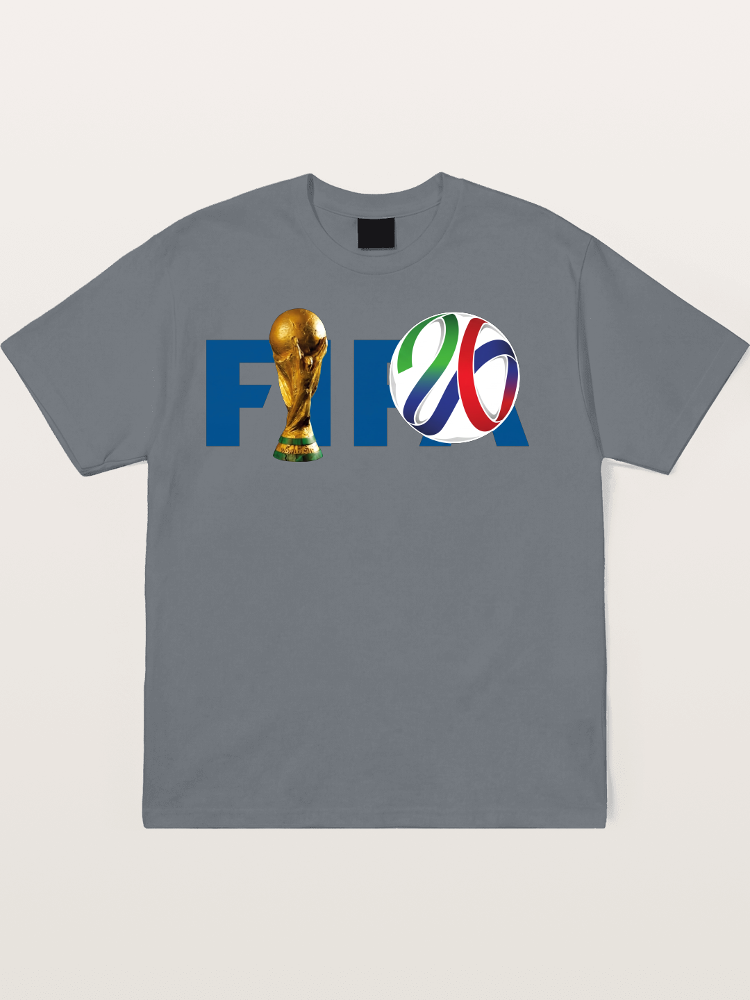 2026 WC Trophy and Color Ring Design Cotton T-shirt