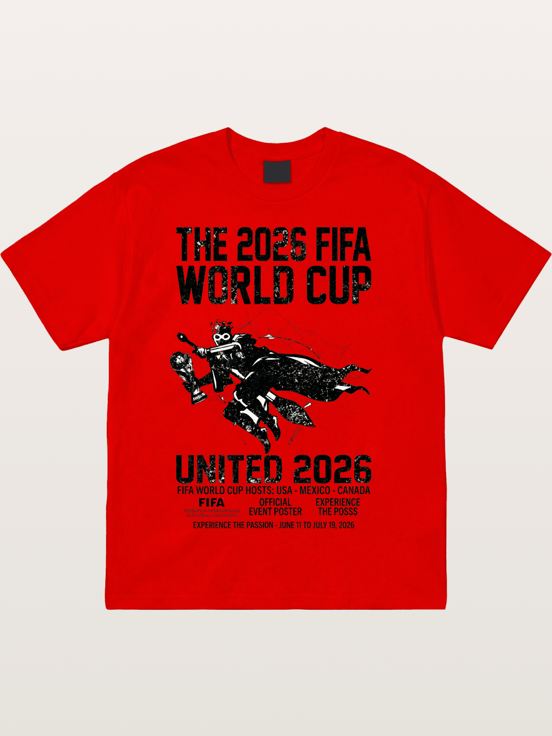 2026 World Cup Rider Poster Cotton T-shirt