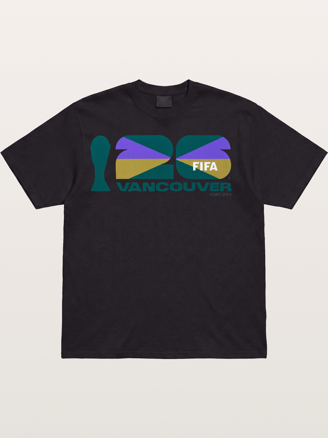 Vancouver 2026 WC Host City Logo Cotton T-shirt