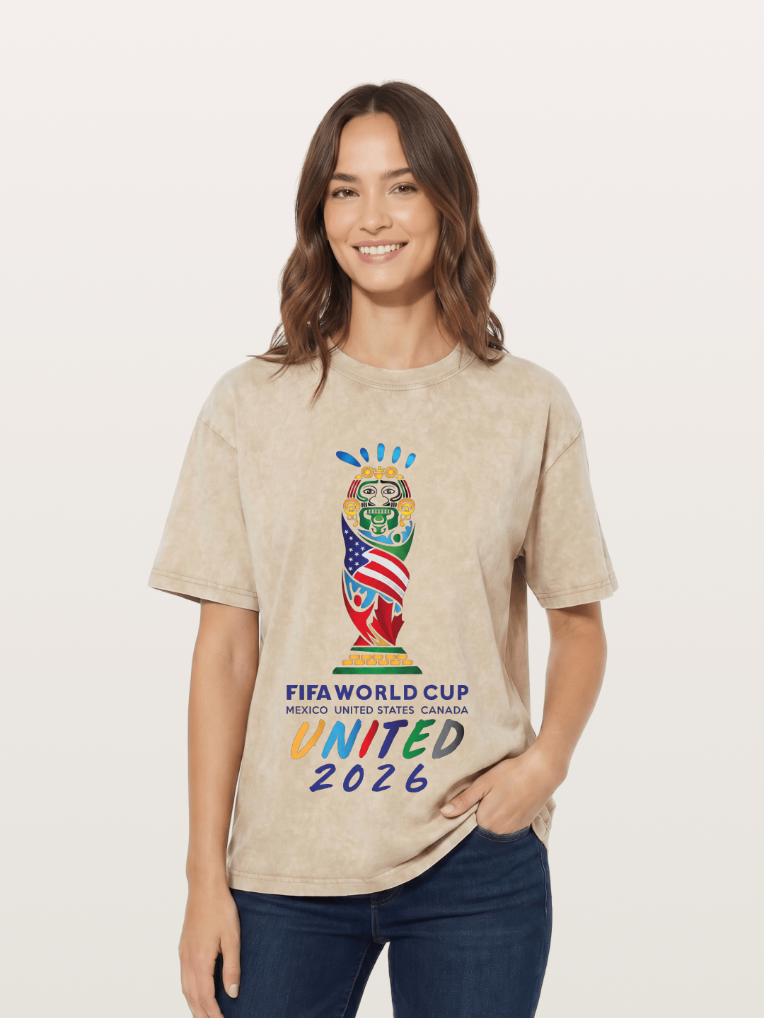 United 2026 WC Emblem Washed T-shirt
