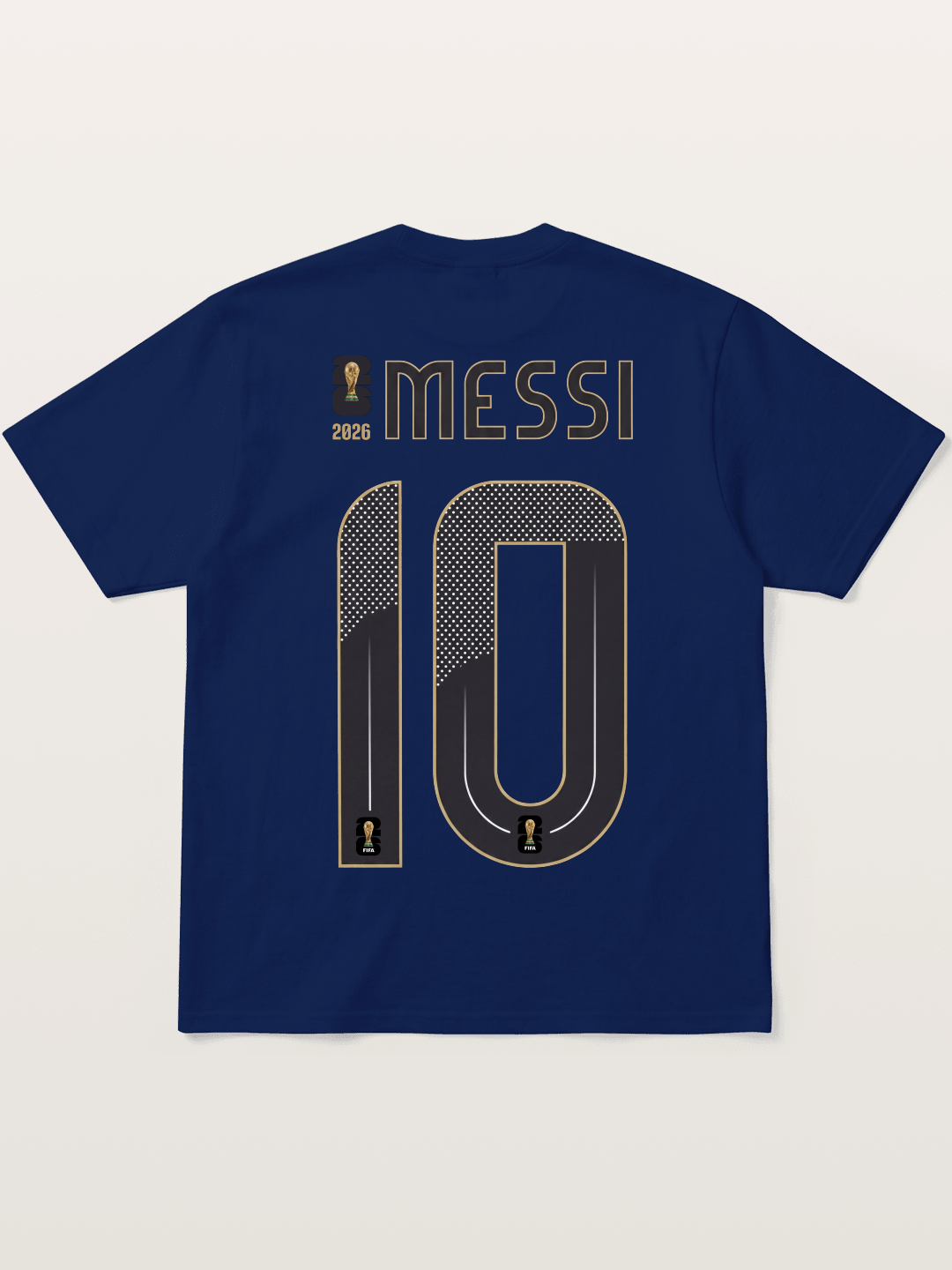 Argentina 10 Messi 2026 WC Soft-Stay T-shirt