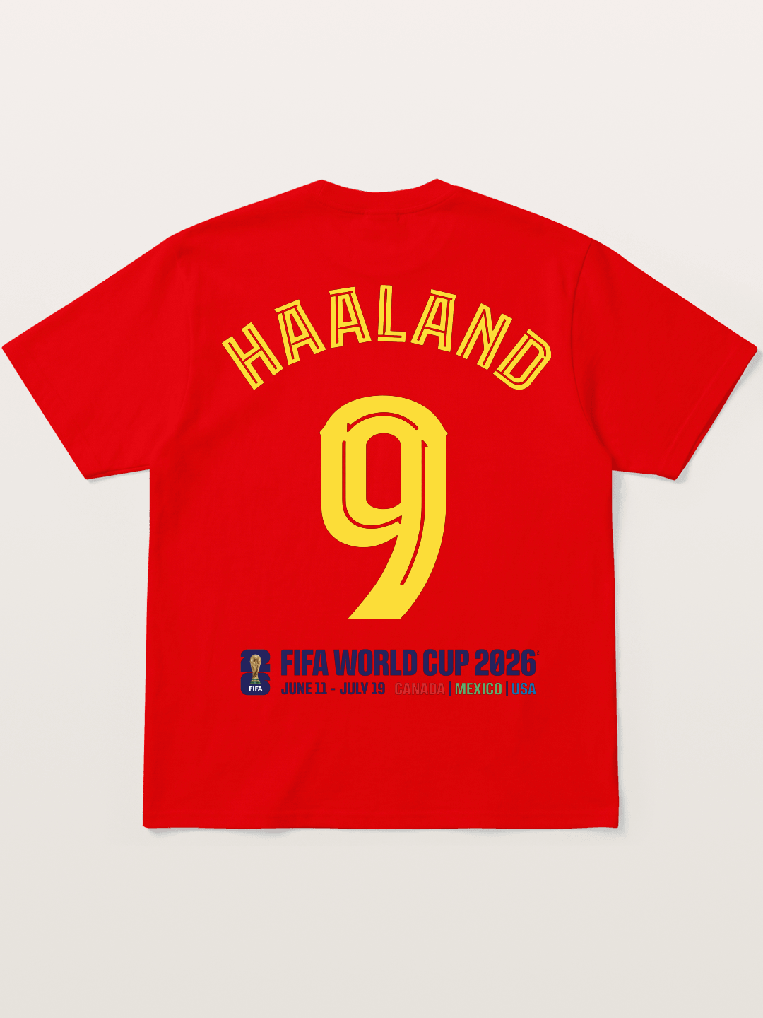 Haaland 9 World Cup 2026 Soft-Stay T-shirt