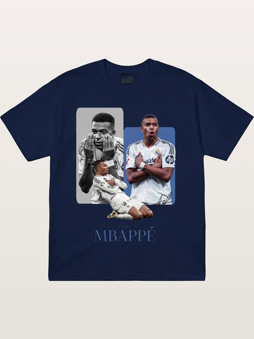 Mbappe Real Madrid Collage Gildan T-shirt
