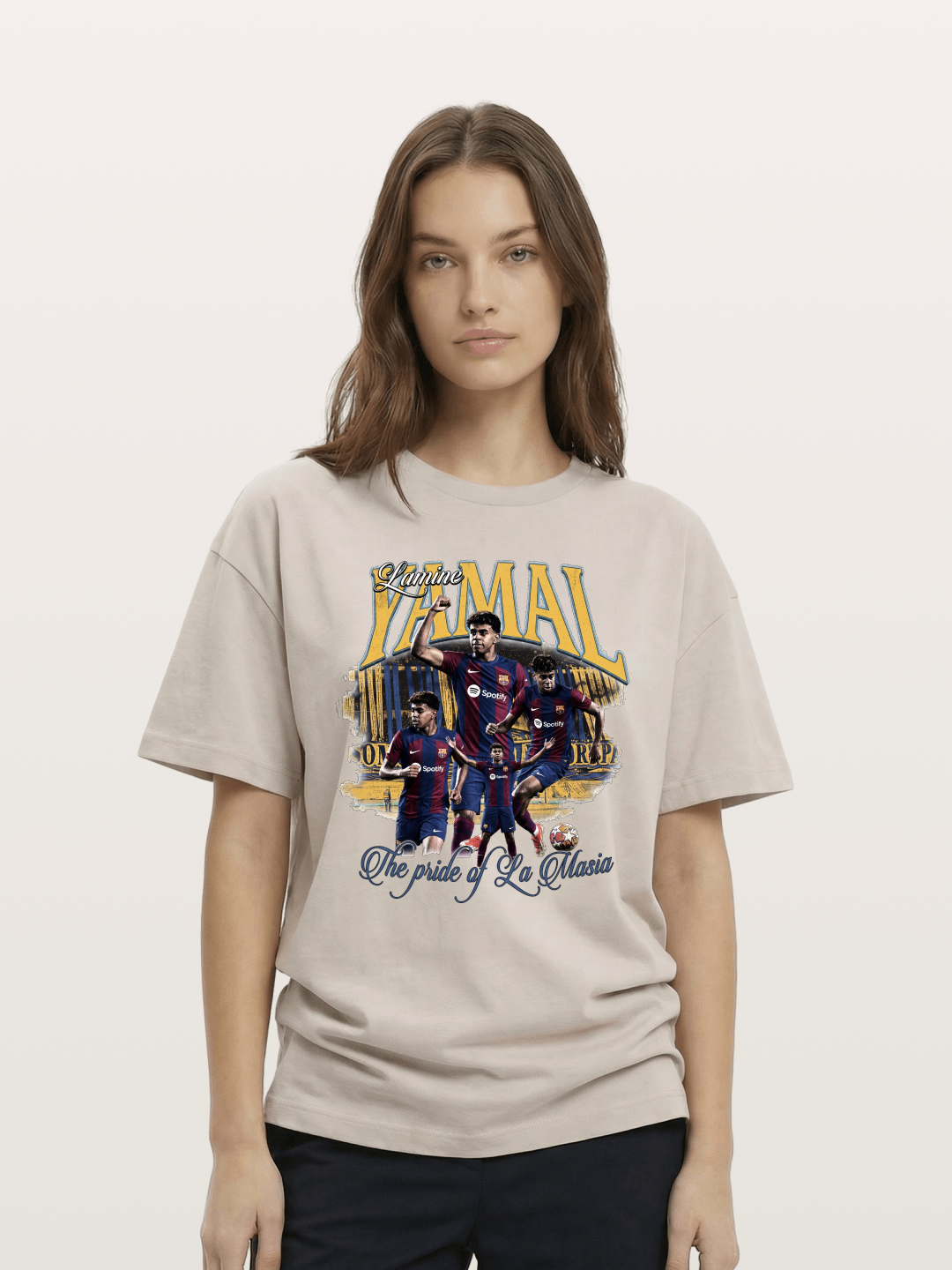 Lamine Yamal La Masia Art Cotton T-shirt