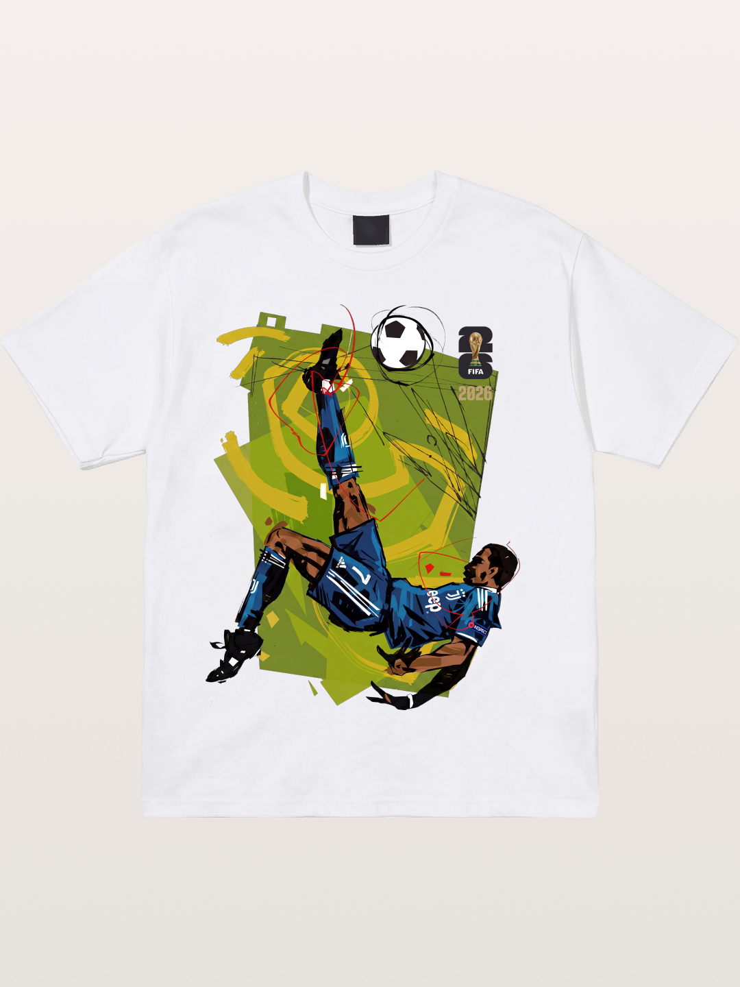 Cristiano Ronaldo's classic goal-scoring move Cotton T-shirt