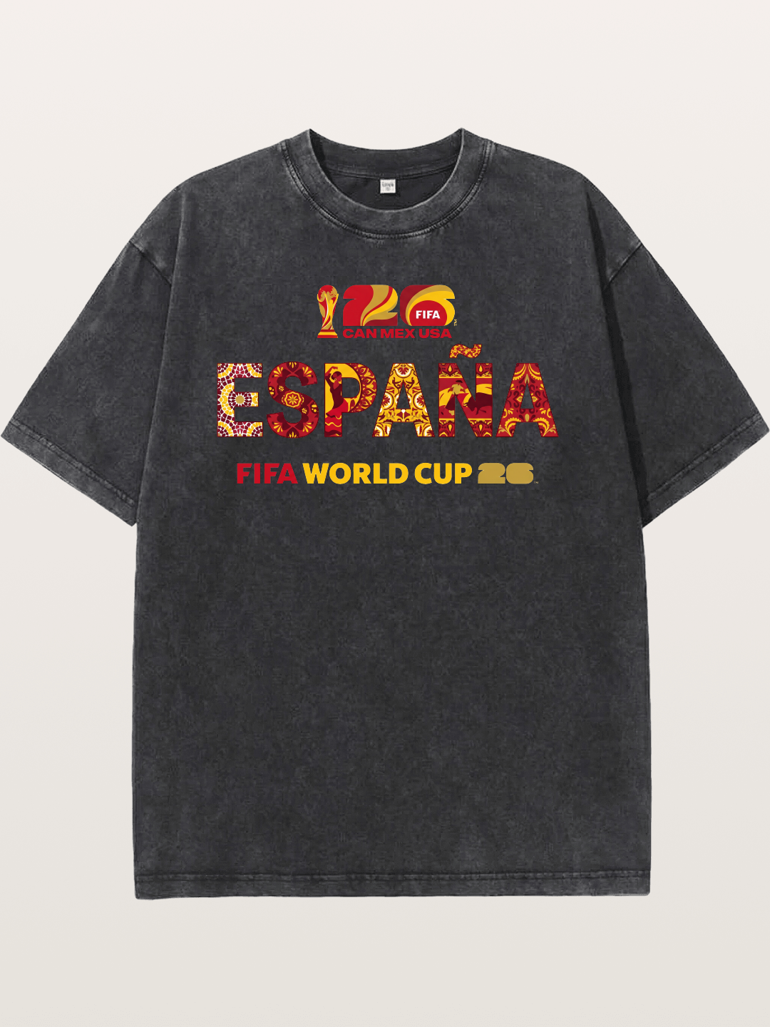 España 2026 World Cup Typo Washed T-shirt