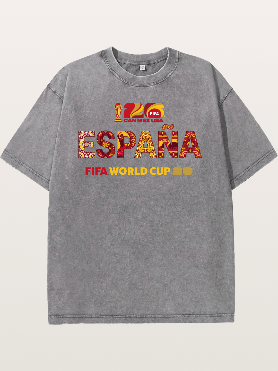 España 2026 World Cup Typo Washed T-shirt