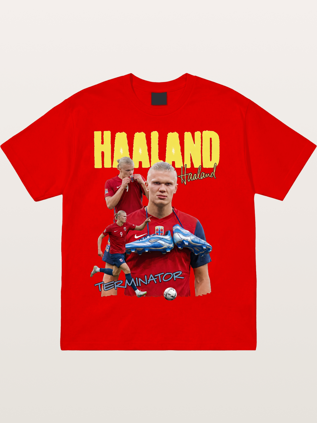 Erling Haaland H9 Poster Cotton T-shirt