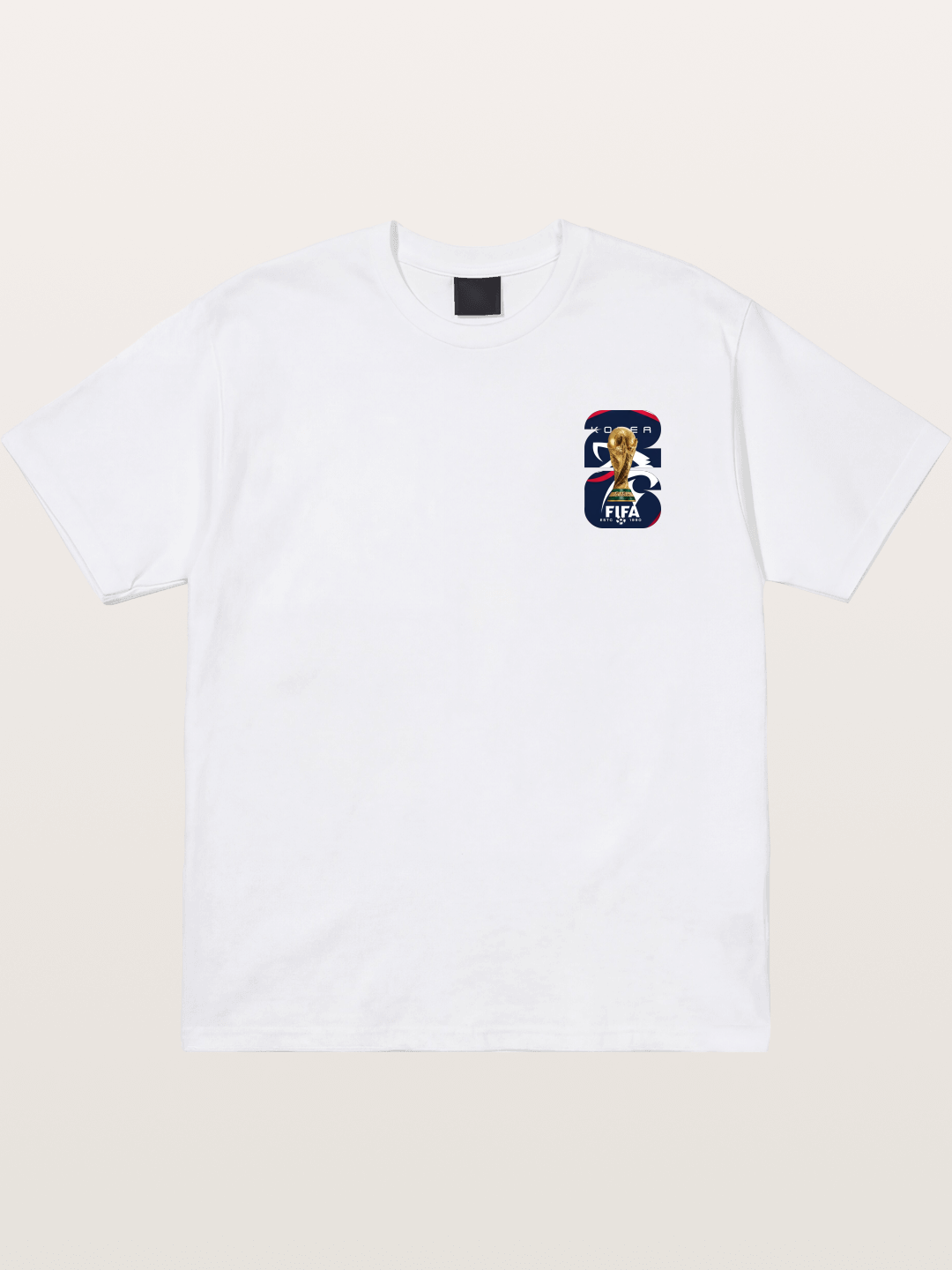 Korea World Cup Trophy Emblem Cotton T-shirt
