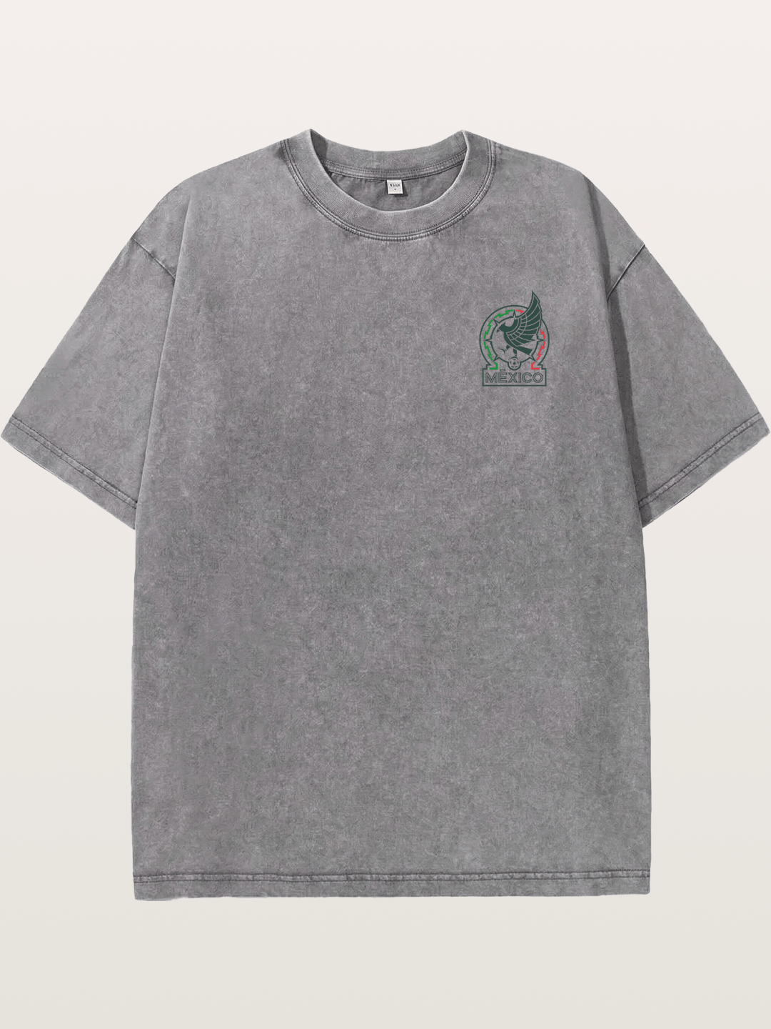 Mexico Football Eagle Crest Washed T-shirt