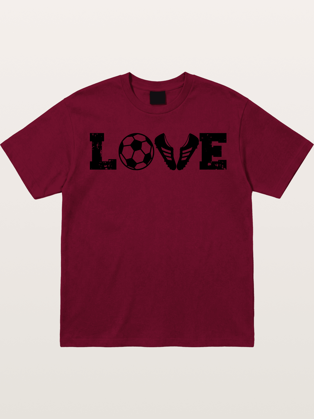 Soccer Love Wordmark With Cleats Gildan T-shirt