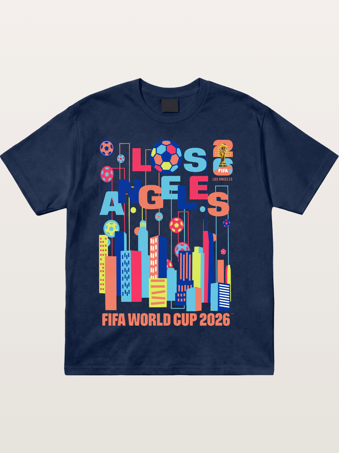 Los Angeles WC 2026 Cityscape Design Cotton T-shirt