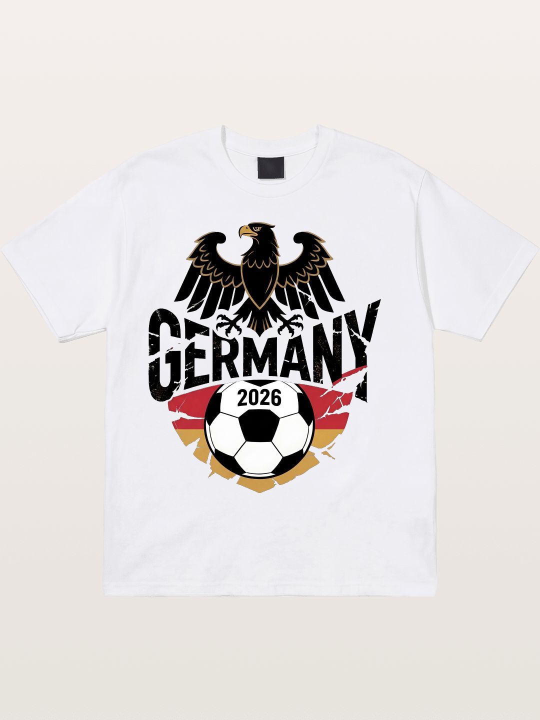 Germany 2026 Eagle Soccer Crest Cotton T-shirt
