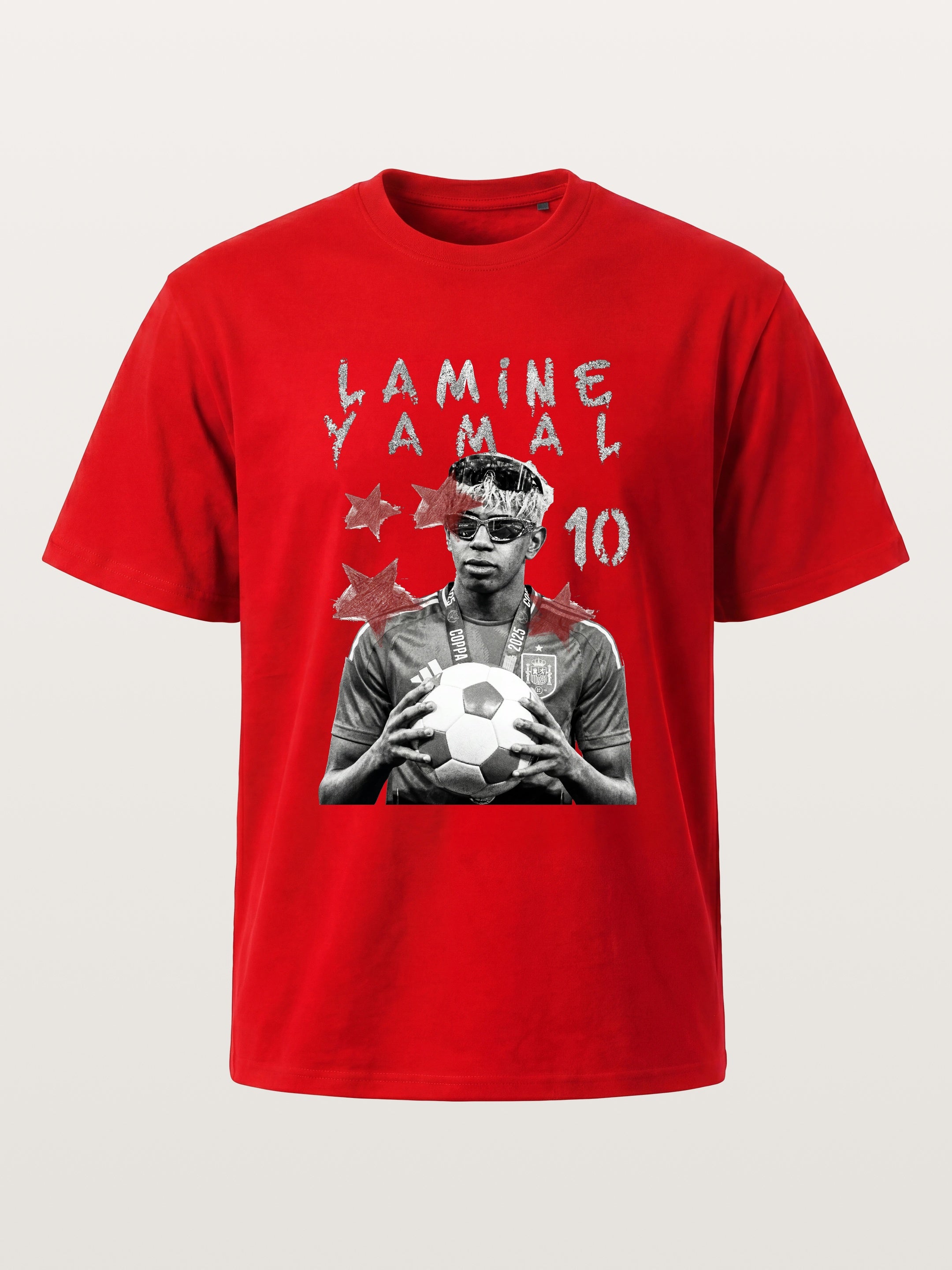 Lamine Yamal 2025 Star Card Cotton T-shirt
