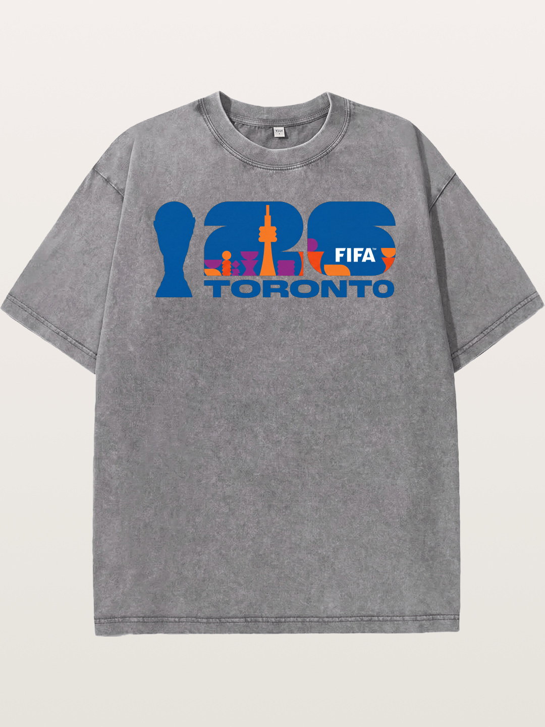 Toronto WC 2026 CN Tower Logo Washed T-shirt