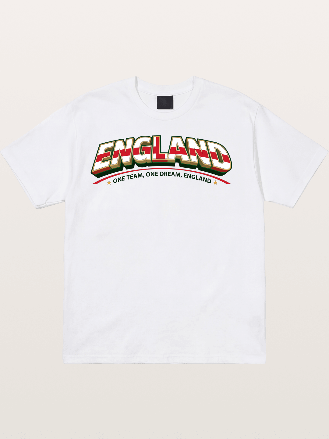 England Retro Team Logo WC Cotton T-shirt