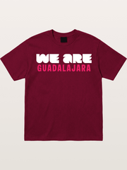 Guadalajara Pink Block Letters Gildan T-shirt